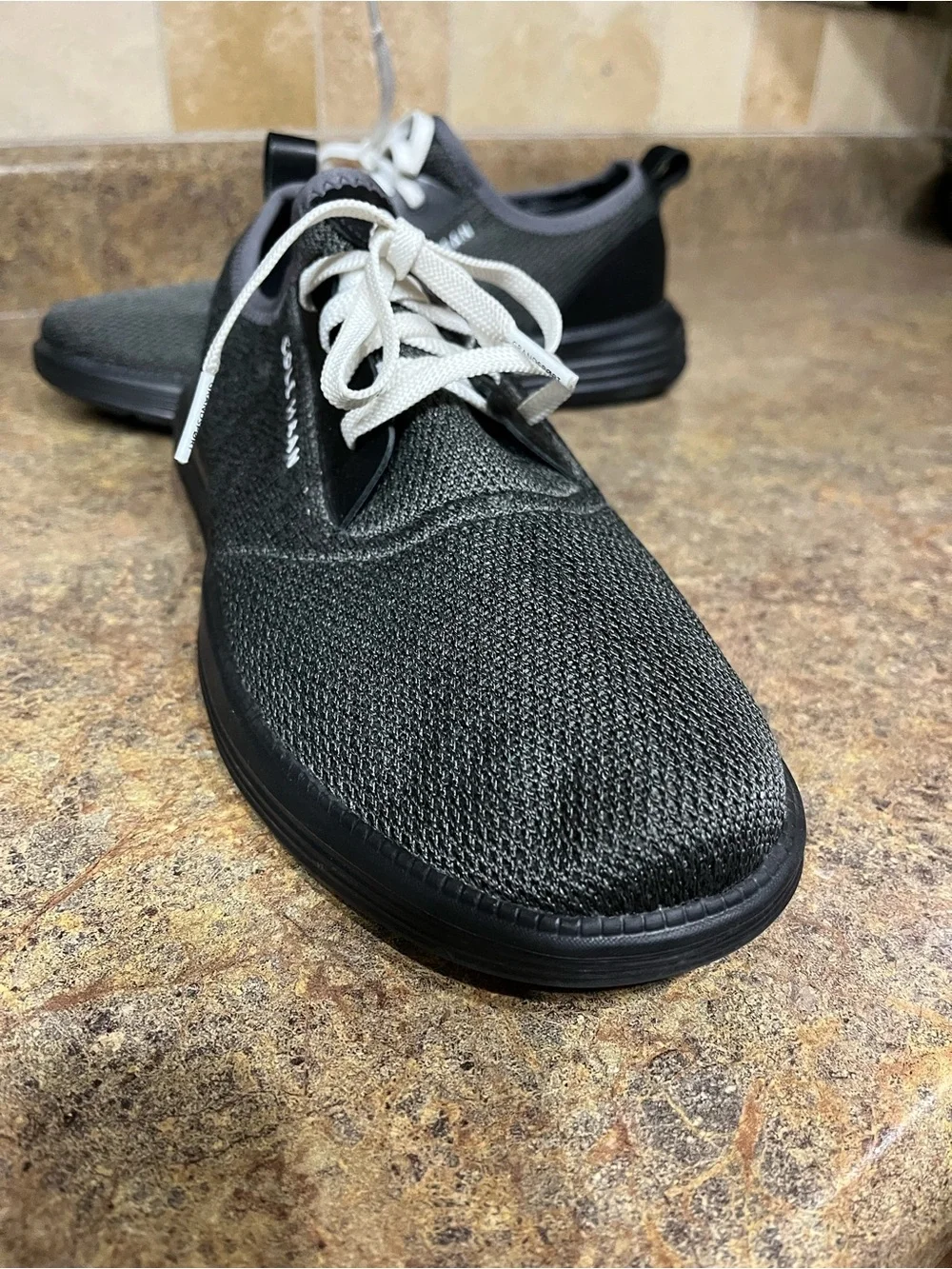 Cole Haan GrandSport Journey Knit Black Sneakers Men Sz 12 NWOT Comfort